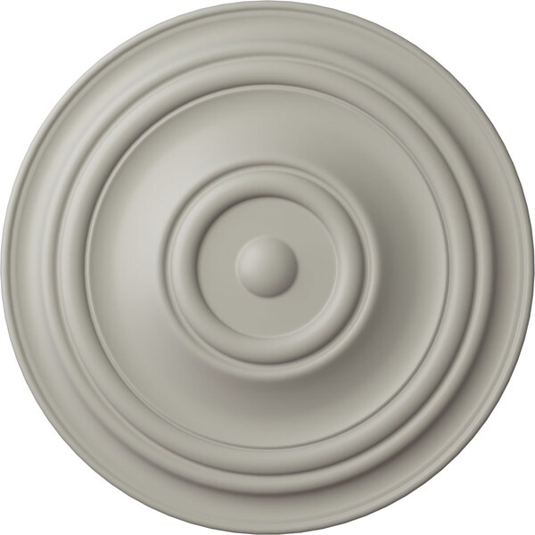 Ekena Millwork Traditional Ceiling Medallion (Fits Canopies up to 8 1/4"), 31 1/2"OD x 2 1/2"P, Pot of Cream CM31TRPCF - main